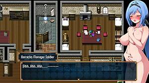 A főhős fürdik és maszturbál a Nightmare Knight 5. részében