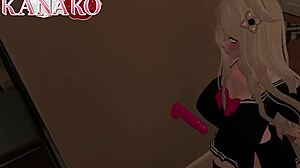 Catgirl Gila Ngentot Dildo di Luar Ruangan! 🐱💦