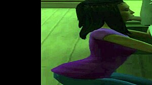 Chokladtjej deepthroatar samhällskunskapsläraren i klassrummet efter skolan, känns overkligt