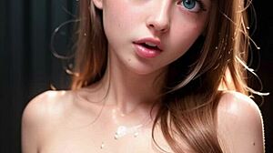 AI-rajzolt ultra szexi cosplayer album: szobalány harisnyában és nagy mellekkel. Macskafülek és fürdőruha fűti a hangulatot