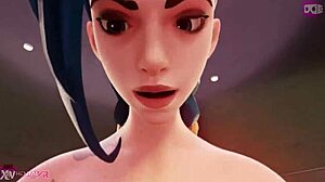 Чувак, я даже не могу... Jinx скачет на мне жестко в POV коровке!