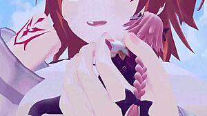 Mmd Гигантесса Исполняет Кинки Фетиш Желание Господина