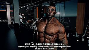 Žena podvádí manžela s trenérovým velkým černým ptákem v 3D anime!