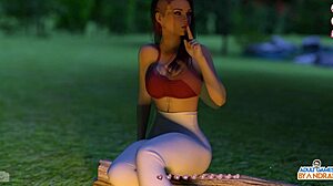 ep12 niegrzeczne historie przy ognisku z gorącymi laskami. pomaganie gorącym w dzikich opowieściach.