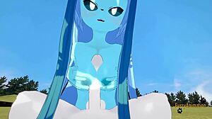 Pokemon Hentai Furry 3D POV Glaceon Boobjob and Creampie