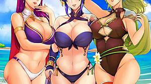 Was wenn Bikini Emblem große Titten Tease enthüllt?