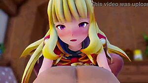 グランブルーファンタジー カリオストロが3D変態アクションで中出しされる