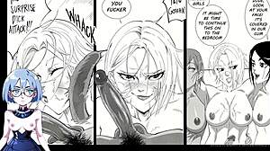 Kızlar Gecesi Tamamlandı - Futanari Aksiyon Sert Vuruyor