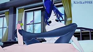 Sigewinne og Clorinde knalder hårdt i Genshin Impact hentai!