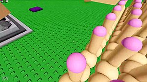 Juego Roblox se pone salvaje con acción de culo grande desnudo
