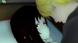 Jaune가 Ruby의 처녀를 강렬 액션으로 깨뜨림