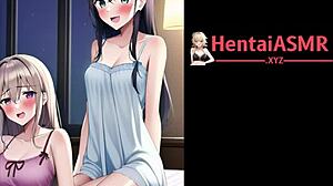 Yo, hör dir diese unschuldigen Wohnheim-Mitbewohnerinnen in lesbischem ASMR an