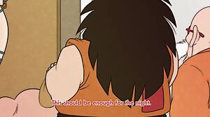 Parodi Hentai DB - Pesta Ulang Tahun Chichi dengan Aksi Oral Liar