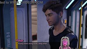 Jeg er Besat af at Kysse Denne Varme Ebony Milf i Rum Eventyr 113