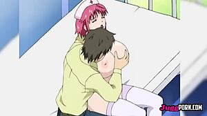 Prof excité baise infirmière sexy dans action hentai non censurée