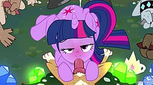 Canaryprimary анимирует дикий пакт о ненападении с пони минетом и римджобом