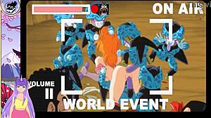 Aventuras de Bulma no Dragon Ball Z Parte 4 Episódio 3 com ação de orgia selvagem