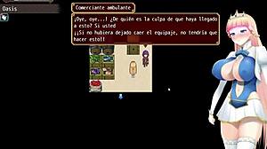 Prinsessa ritari ratsastaa kovaa eeppisessä 3D taistelukohtauksessa