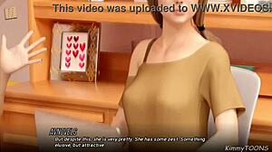 Hej, han knullade henne hårt i duschen och kom inuti - kimmytoons