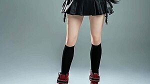 Tifa来自最终幻想 - “想玩这个娃娃吗？”