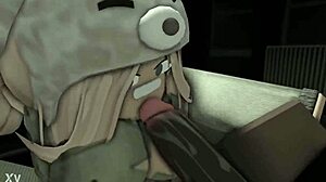 หญิงบลอนด์อยากควยใหญ่แบบ BBC ในแอคชั่น Rule 34