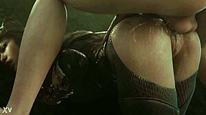 Hei, sjekk ut Idemi som Catwoman i 3D anal moro