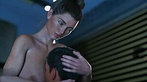 Омг, я трахаю эту шлюховатую милфу-няньку на работе с Киммитунс в диком 3D ковгерл