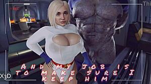 Darkseid brutálne oplodňuje Power Girl neúnavným veľkým vtákom