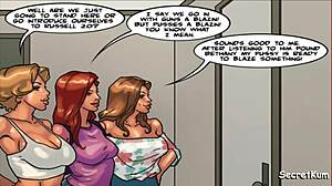 Aduh! Dua Kontol Besar Hitam Bor Pelacur Kotor di Kelas Seni S2 Ep4!