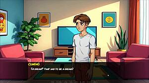 Demoniums parodi hentai oyunu ep 4 Rick ve Morty'yi vahşi orgy evinde gösteriyor