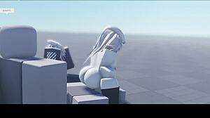 Roblox头像在3D场景中享受粗暴的私人性爱