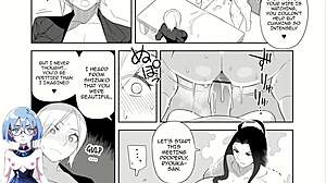 Wow! Busty liderlig mor dominerer som rektors kvinde i manga!