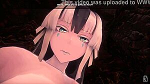 巨乳雪女Fuyuko在4K 60FPS 3D变态游戏中惊艳，无码超设置