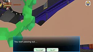 Bowsette 3D femdom com pés e brincadeira de banheiro