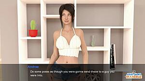 Jessica pose des poses torrides dans Lust Theory Saison 1 Ep18