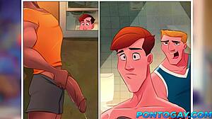 Kompilace basketbalových hvězd, plná gay akce