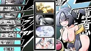 fuld galleri af blowjob-handling i japansk hentai-spil