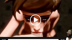 Skaldet Ashe's stramme røv kneppet hårdt i anal action