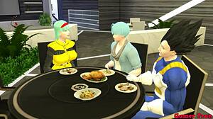 嘿，布尔玛抓到她的继子在看色情片第1集