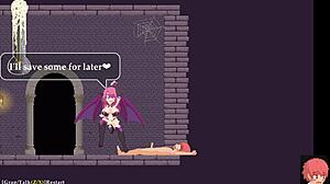 Blowjob femdom duro en escenas del Castillo de Tentaciones