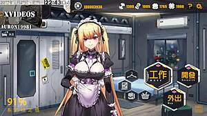 Ai愛諾 v Machine Girl Formula 2 část 5. Její sexy křivky kradou show