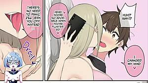 ワオ、今泉の家は巨乳ギャルたちの究極集まりスポット！マンガ8で