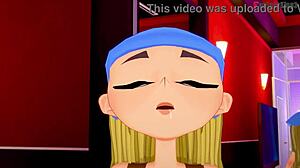 Lindsay pulau POV kongkek fantasi Total Drama dengan tetek anime 3D