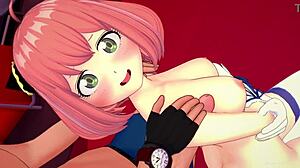 Linda Anya coperta di sborra sul bikini in love hotel versione adulta uncensored