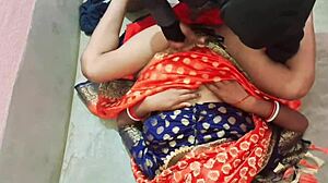 Newly Married Stepmom Caught Fucking Stepson with Big Boobs Pressing Hard