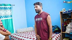 Fandens, desi bhabhi tager hardcore anal i trekant