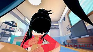 Hentai 3D de Boku No Hero - Inko Hace Paja y Mamada a Midoriya Izuku con Semen Intenso