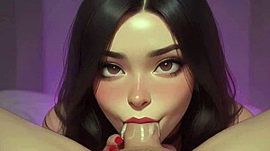 Vær så snill, kom i munnen min - ung 18+ asiatisk pov blowjob