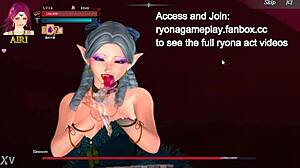 エアリがギルティヘル2で巨大女性に舐められる