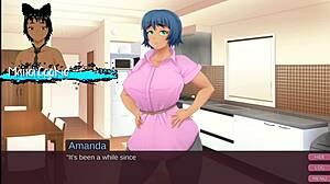 Milf Amanda je došla, a Marisa umire da poljubi i da ručni posao